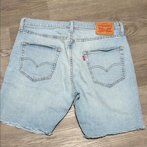 Levi's 412 men’s Light Blue Jean Shorts size 34